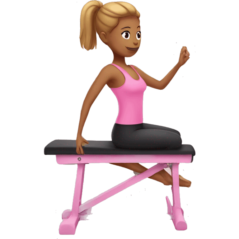 Pink Pilates emoji