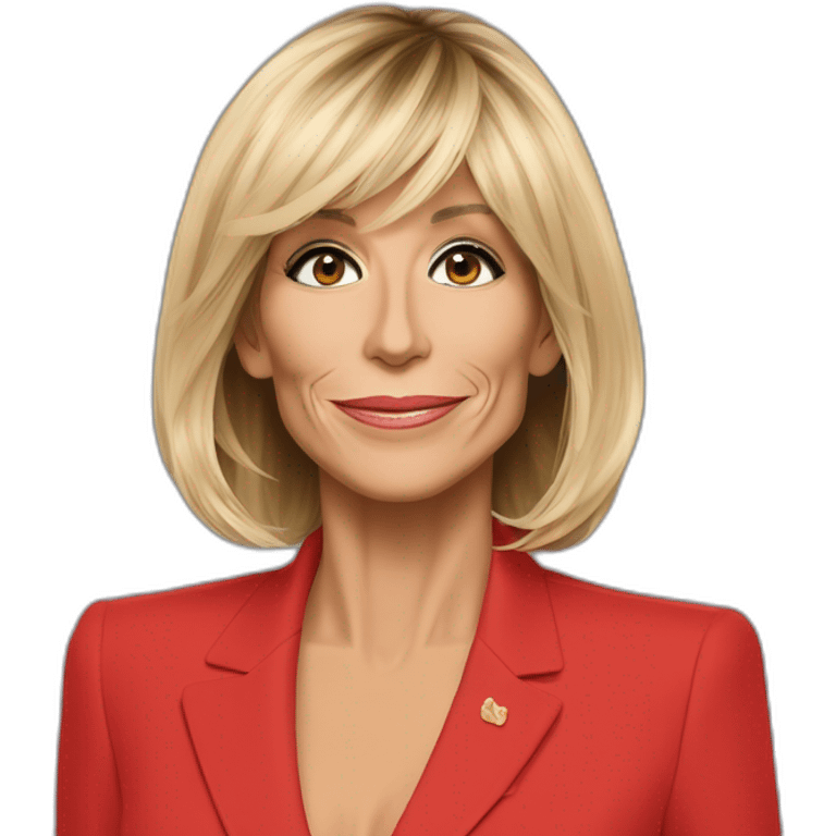 Emanuelle Macron Kiss Brigitte Macron emoji