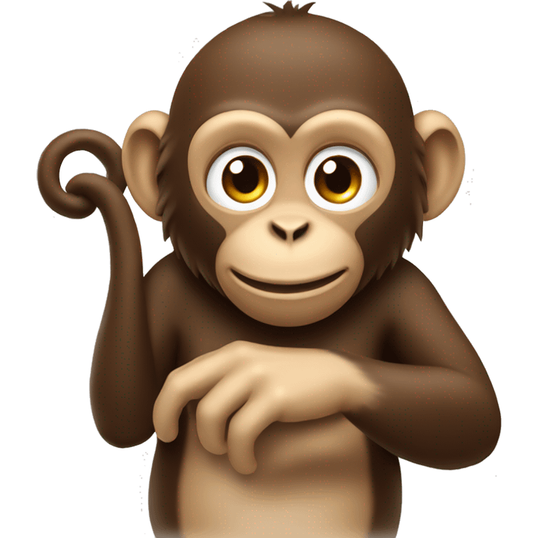 monkey ringing playing symbols emoji