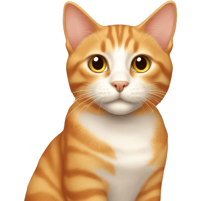 super light orange tabby cat emoji