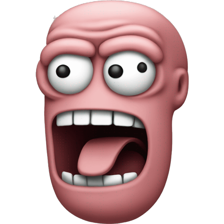 Zoidberg going sideways emoji