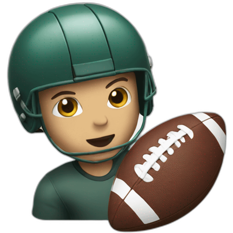 PLAYING FOOTBALL  emoji