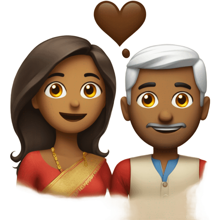 coffee dating indian couple emoji