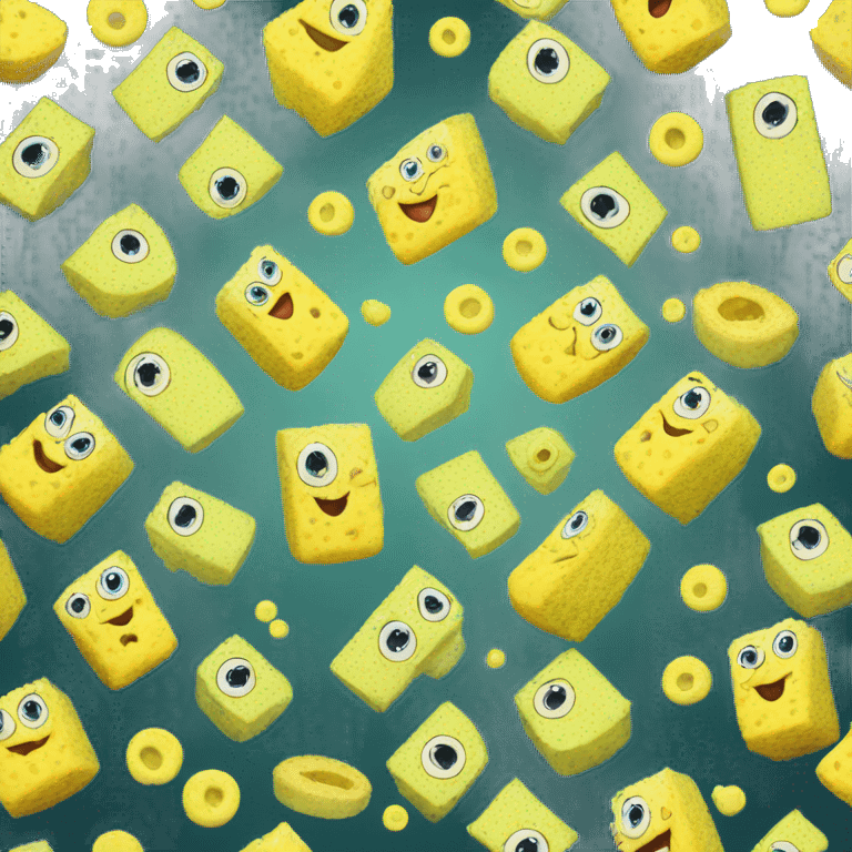 cute baby sponge bob emoji