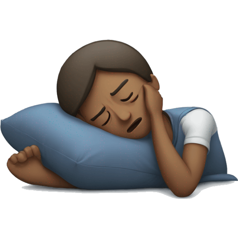 person who exhausted emoji