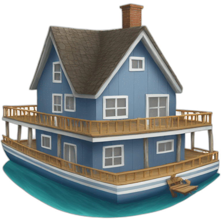 house for boat emoji