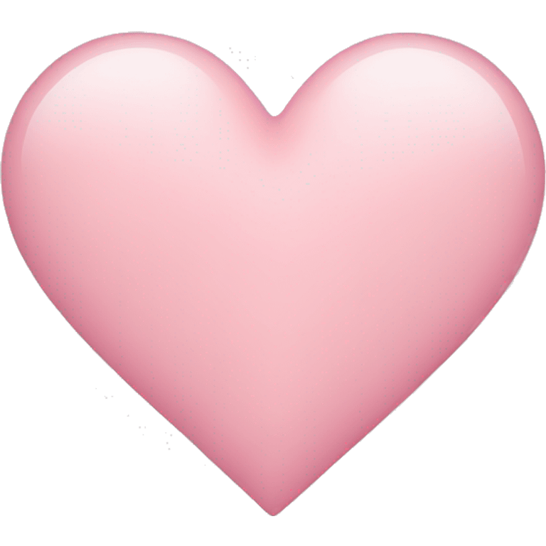 Light pink heart emoji