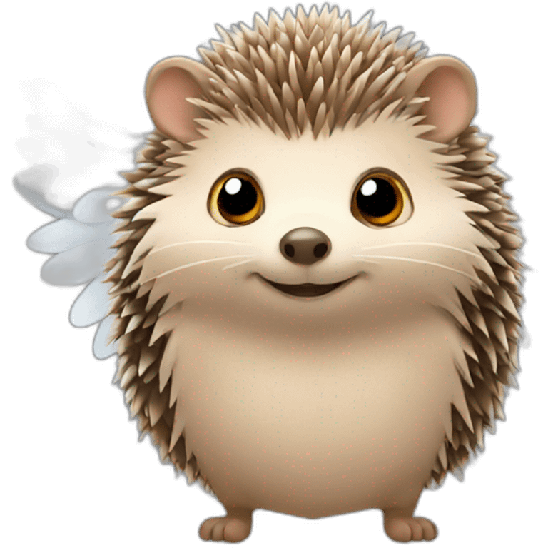 hedgehog with wings emoji