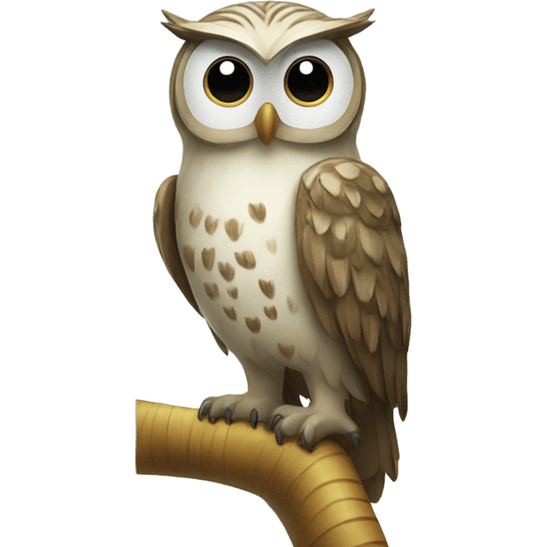 owl in a palm tree emoji