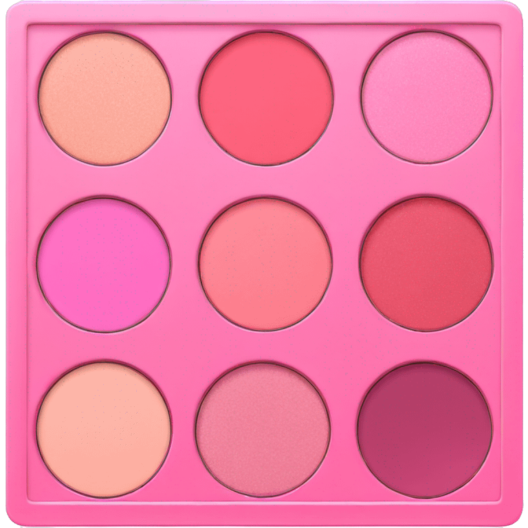 Pink makeup palette  emoji