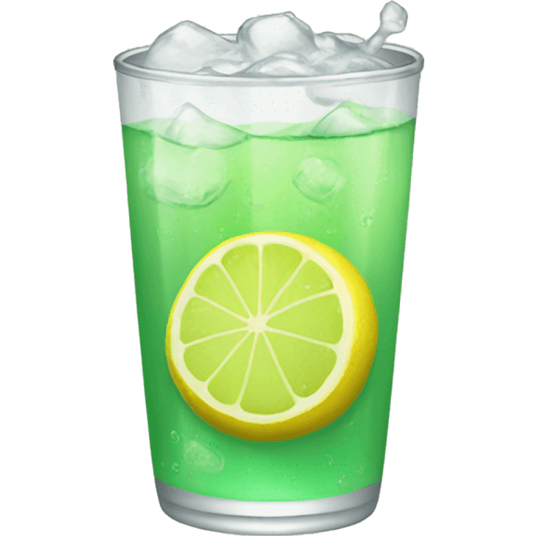 Lemon lime soda emoji