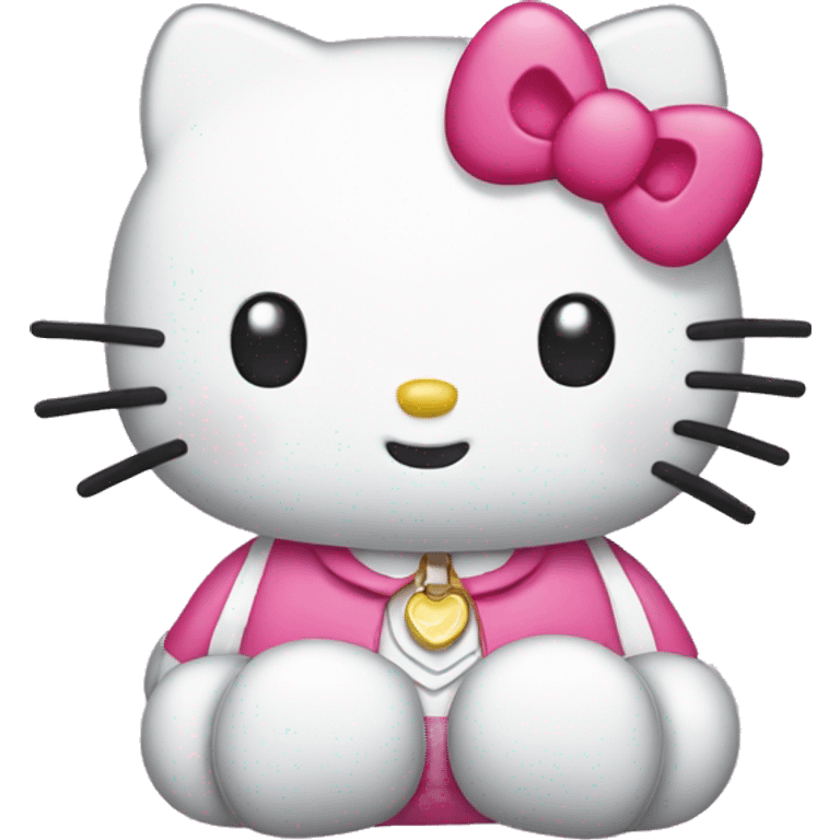 Happy hello kitty emoji