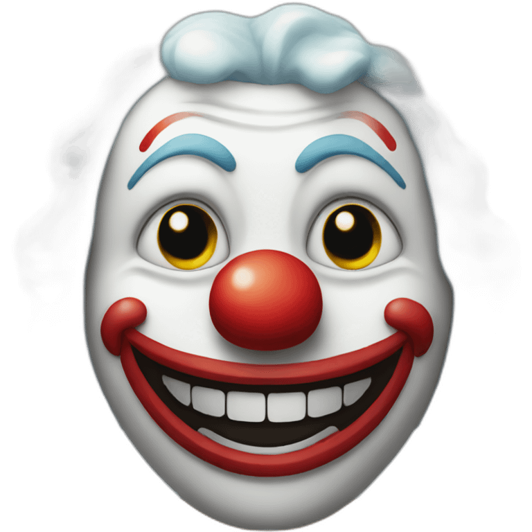 it happy clown emoji