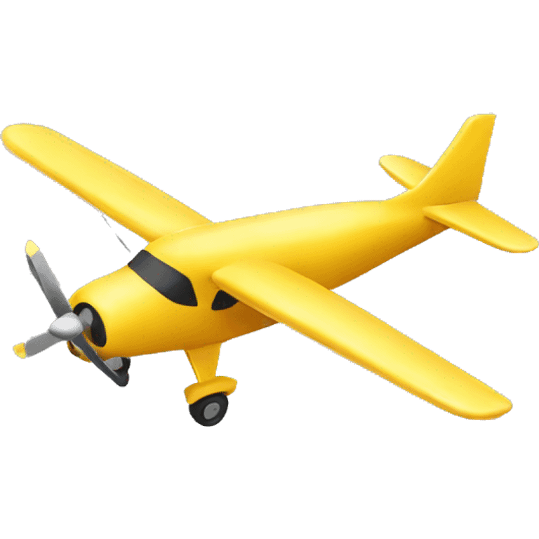 yellow airplane  emoji