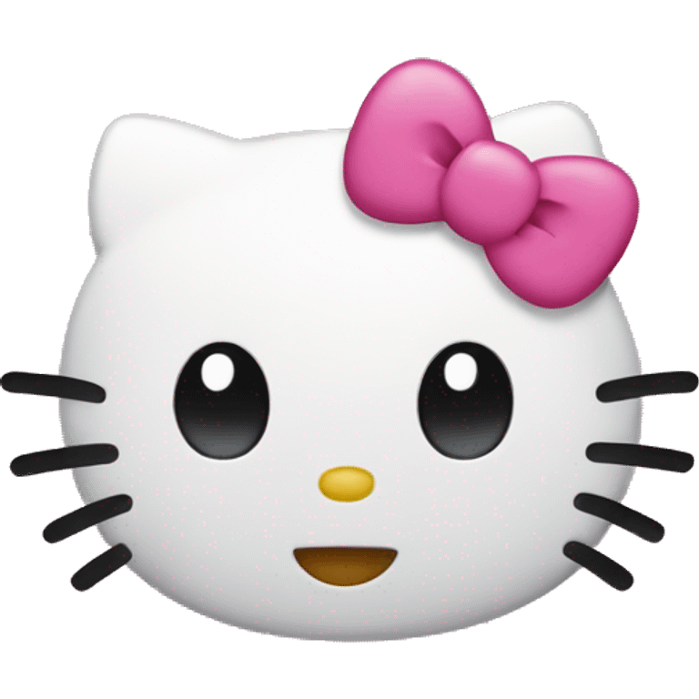 Hello kitty face emoji