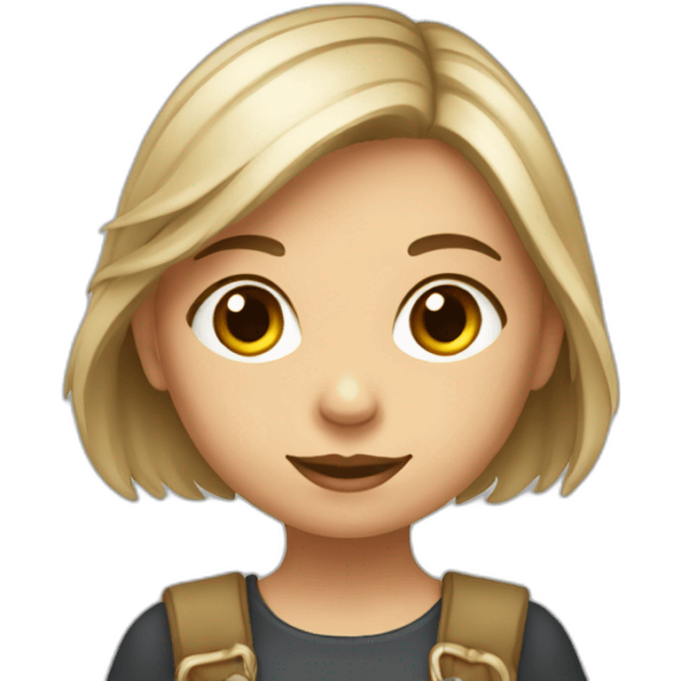 fille déguisé en lapin avec décoleté emoji