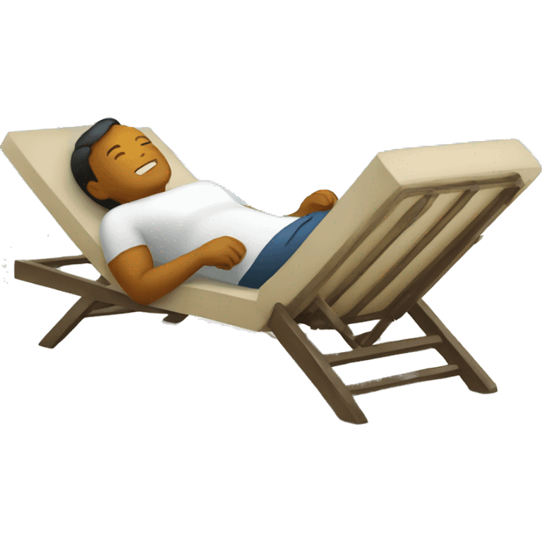 person on lounger emoji