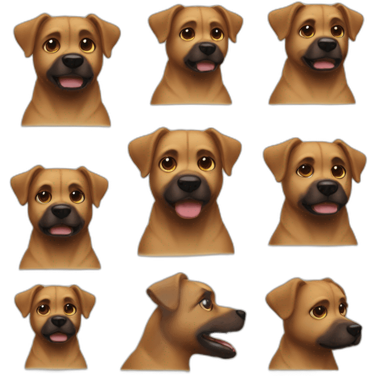 the dog does stupid things emoji