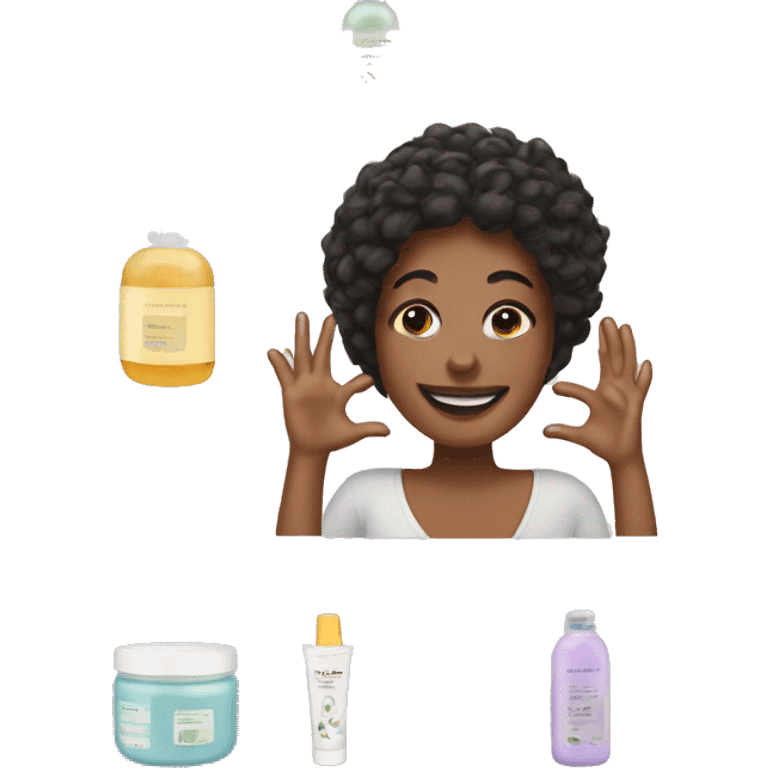 Self care products  emoji