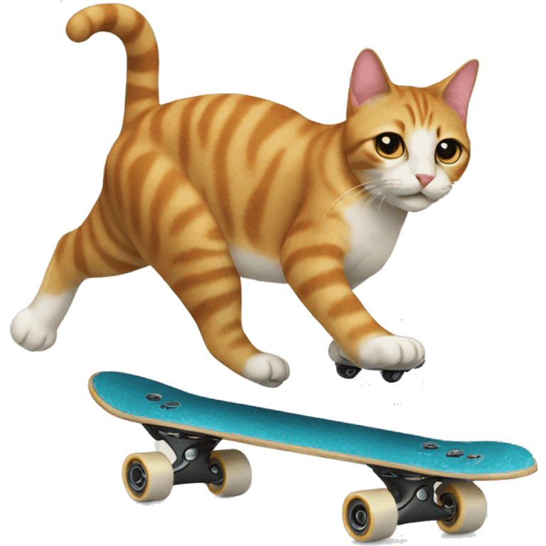 skating cat emoji