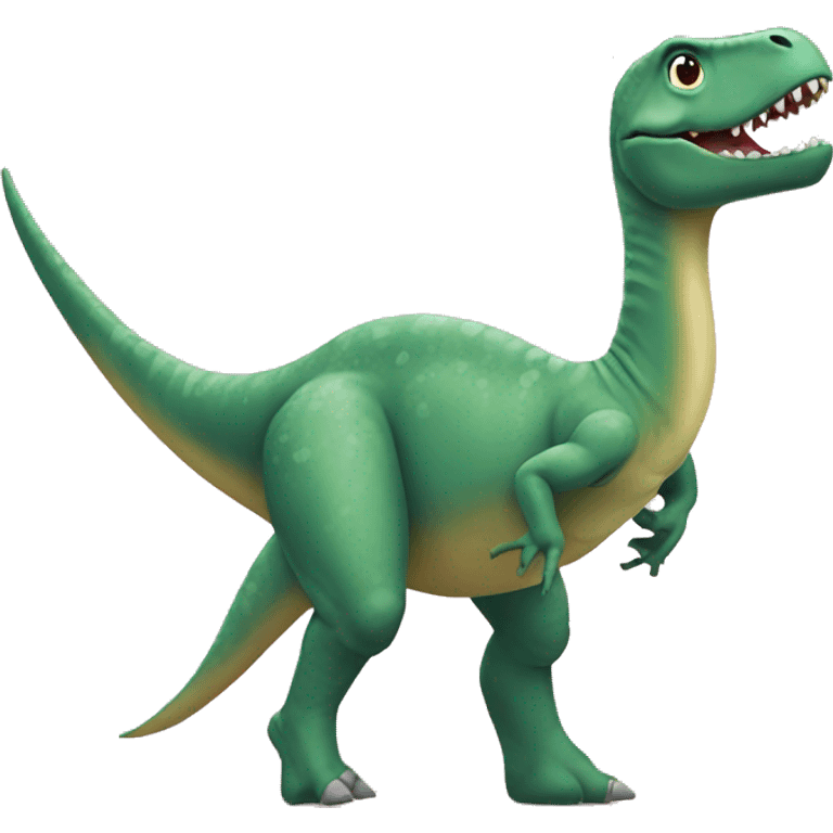 Dinosaur is ballerina  emoji