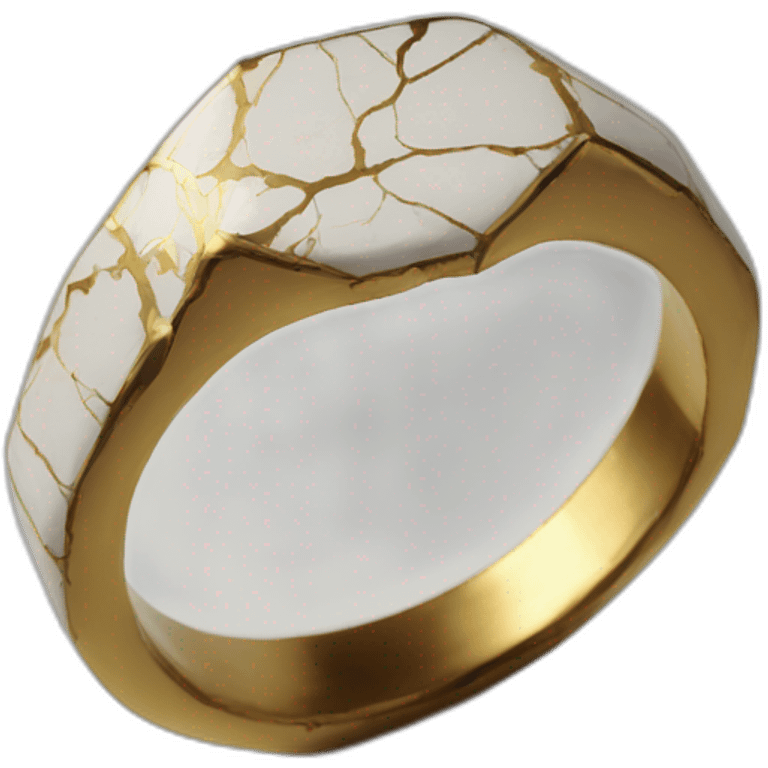 Kintsugi ring emoji