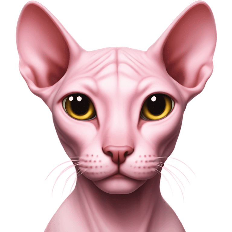 Pink sphinx cat shotting vodka emoji