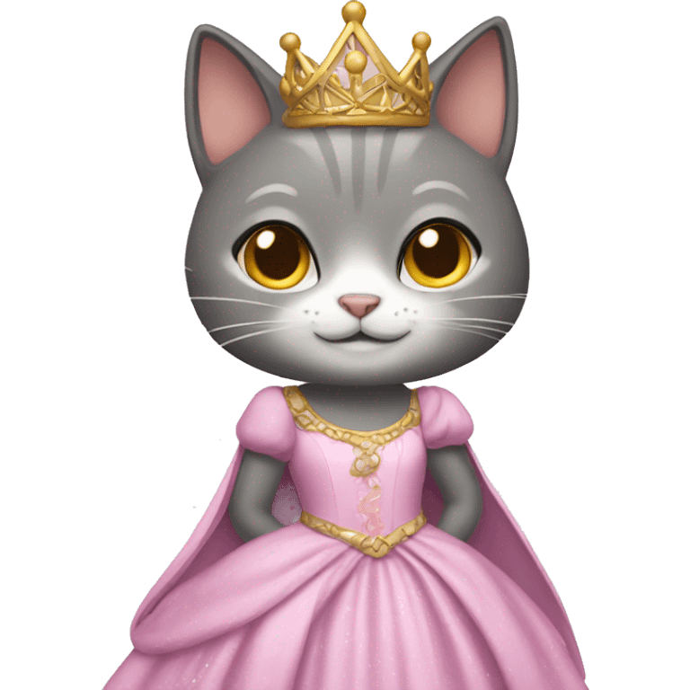 cat in a princess dress emoji