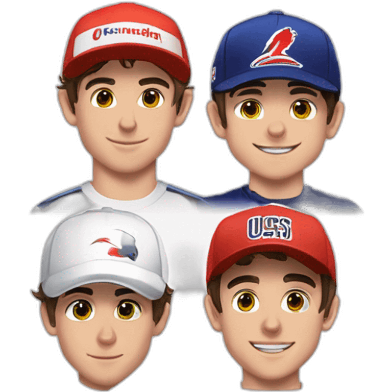 Pierre gasly et charles leclerc et oscar piastri emoji