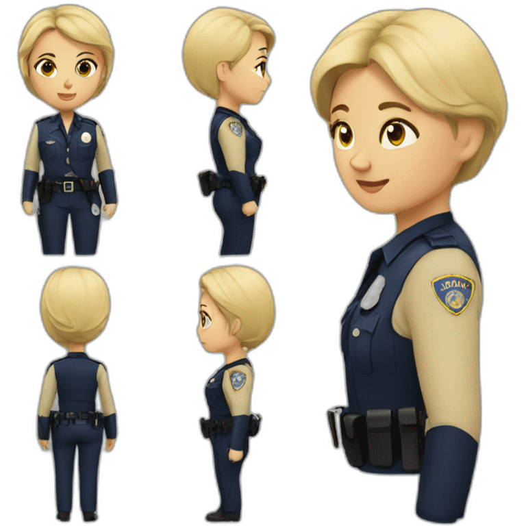 woman police emoji