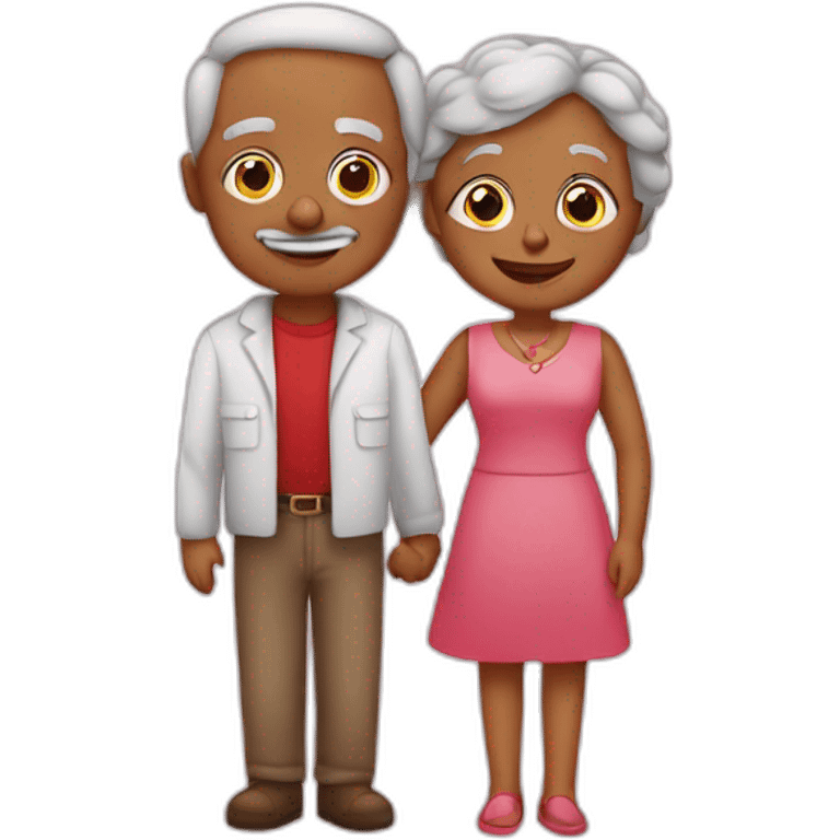 Grandparents in Day St Valentines  emoji