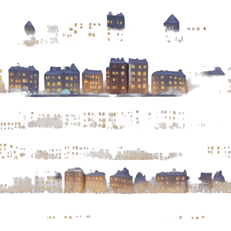 City holiday lights emoji