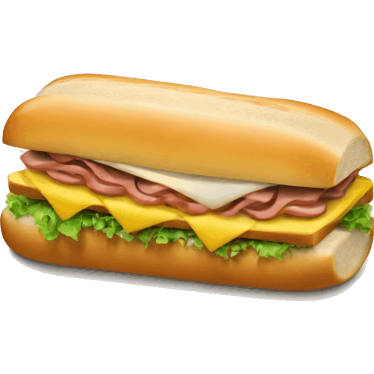 Hoagie sandwich emoji