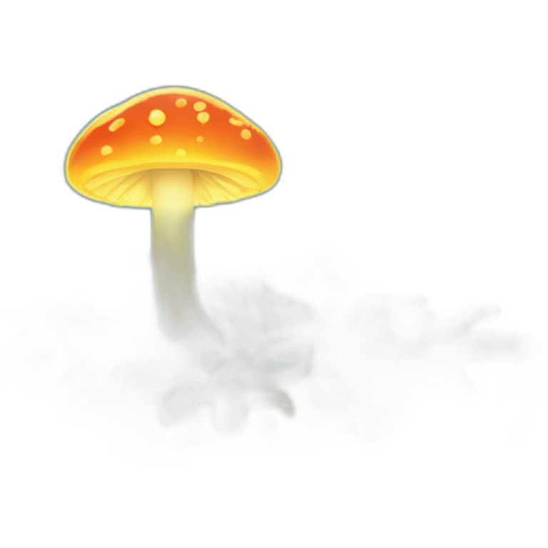 fantasy glowing fungi emoji