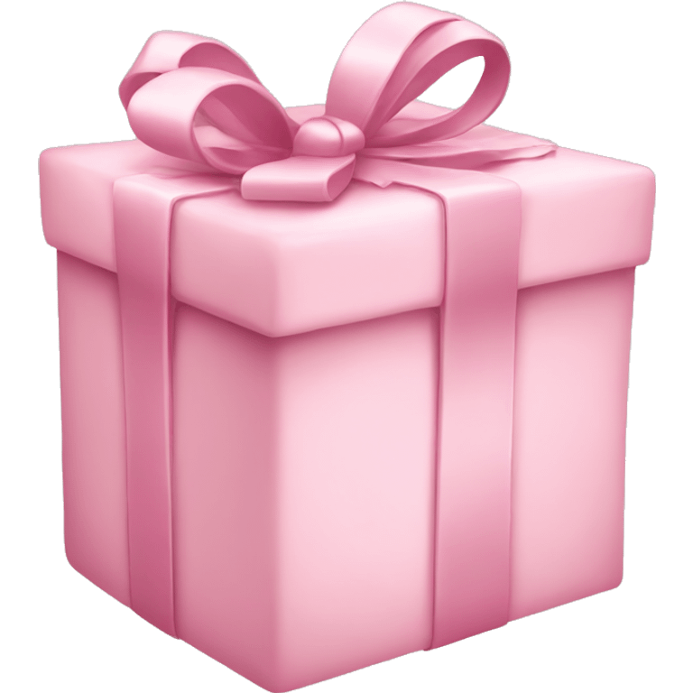 Light pink Christmas present  emoji