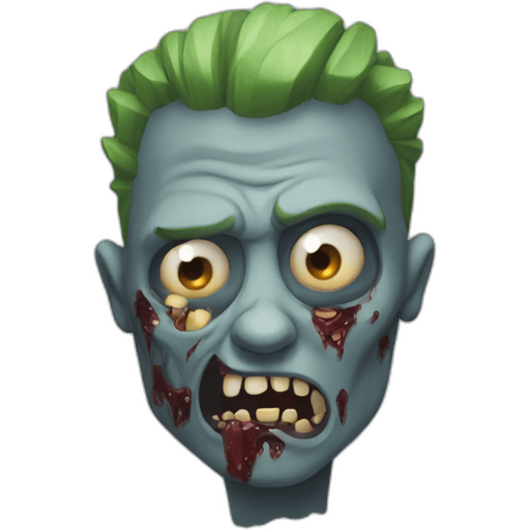 dumb zombie emoji