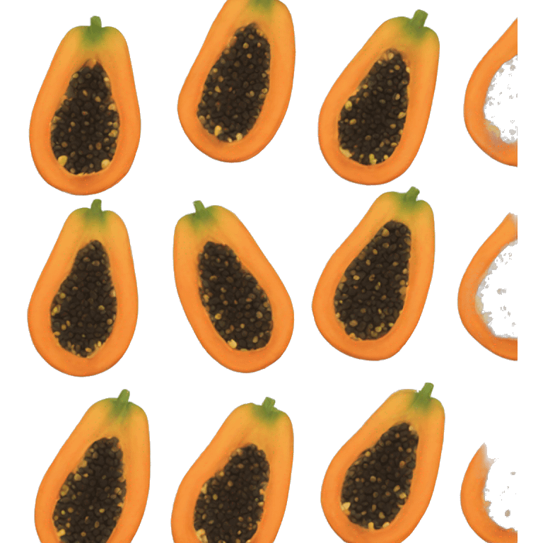 Papaya emoji