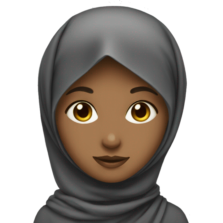 A girl with hijab  emoji