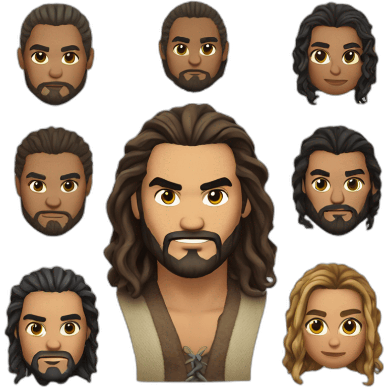 Joseph Jason Namakaeha Momoa emoji