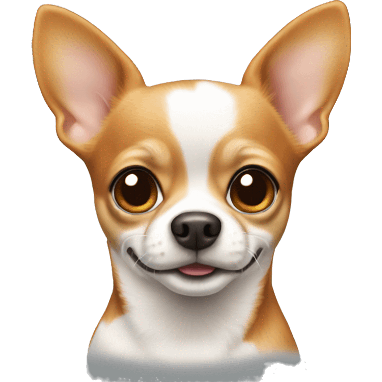  Ginger and white chihuahua  emoji