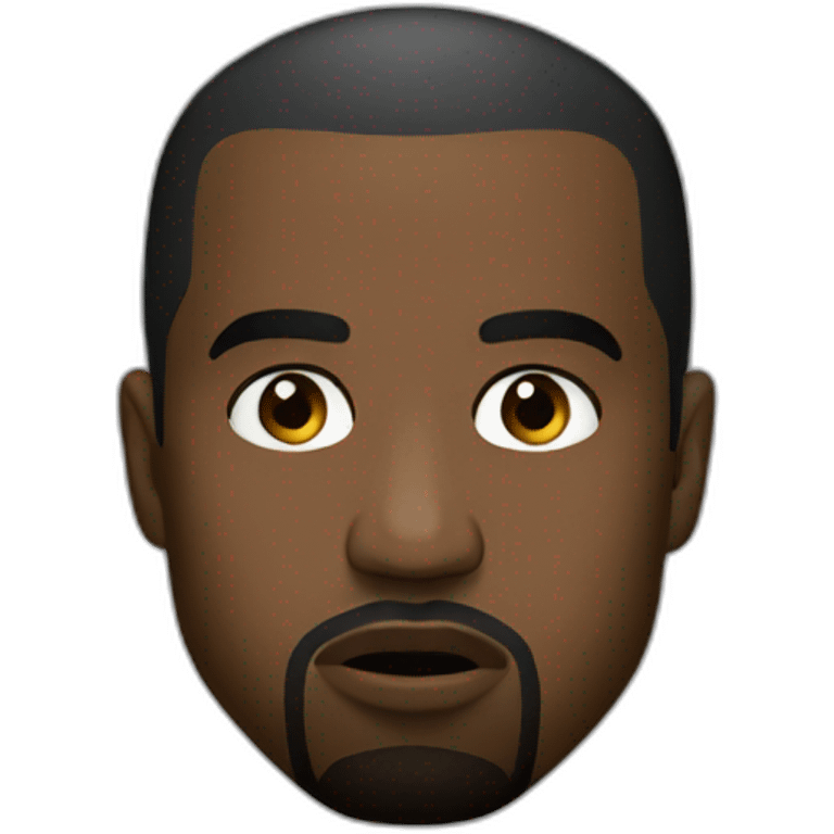 Kanye west face emoji