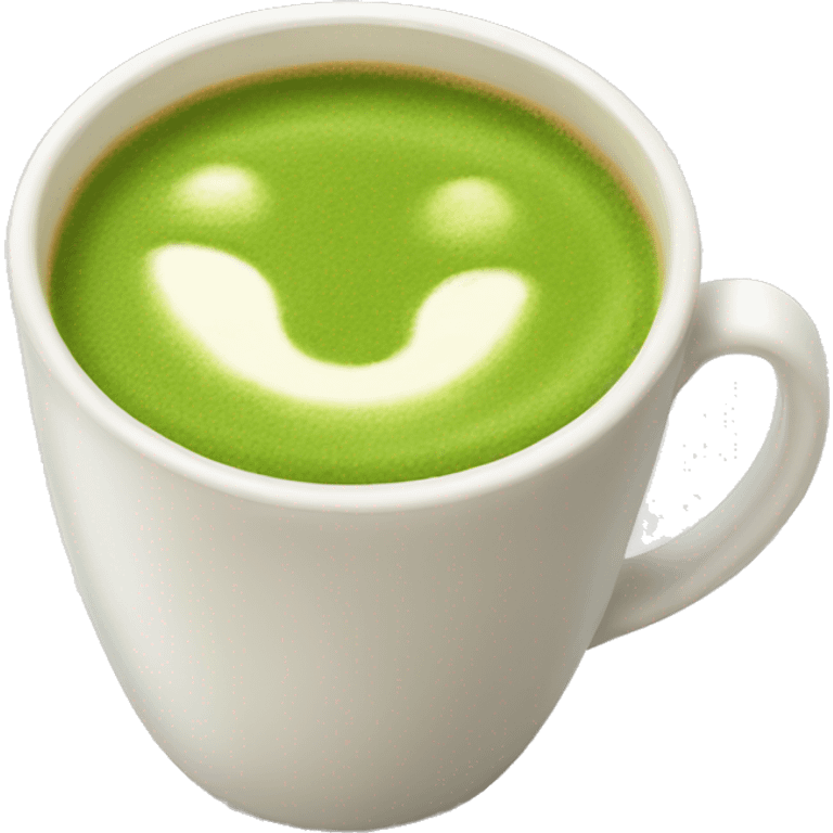 Matcha latte  emoji