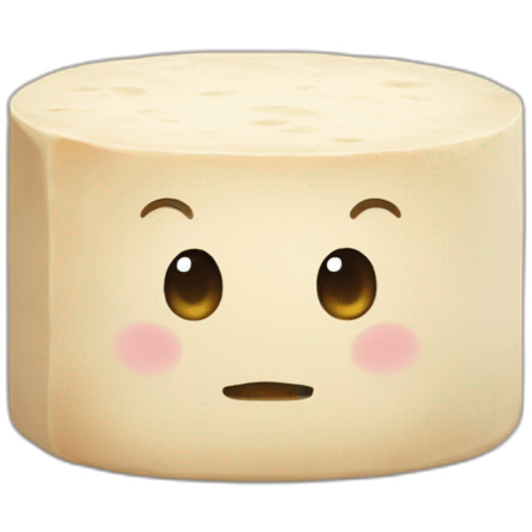 round tofu emoji