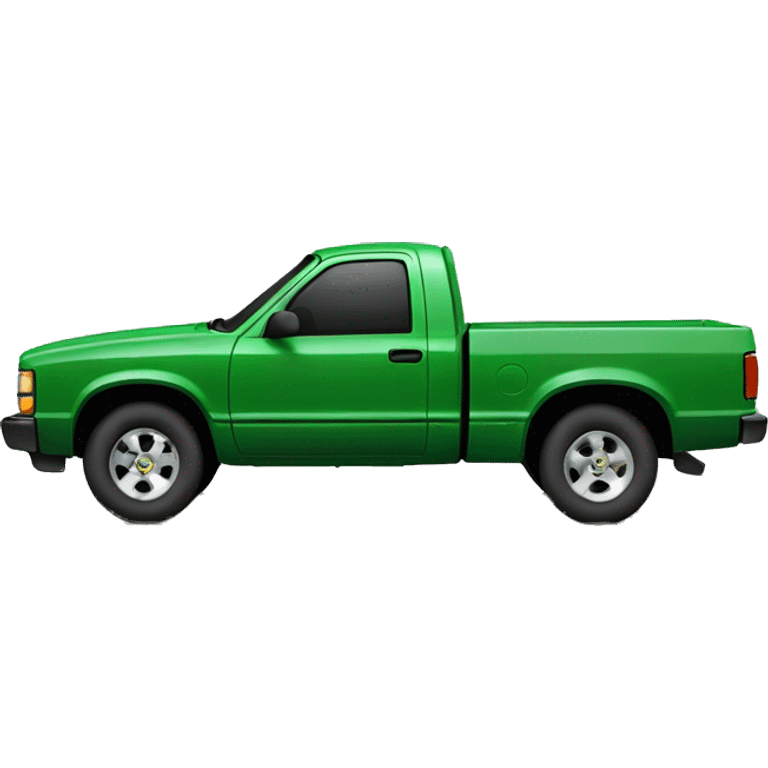 green chevrolet s10 emoji