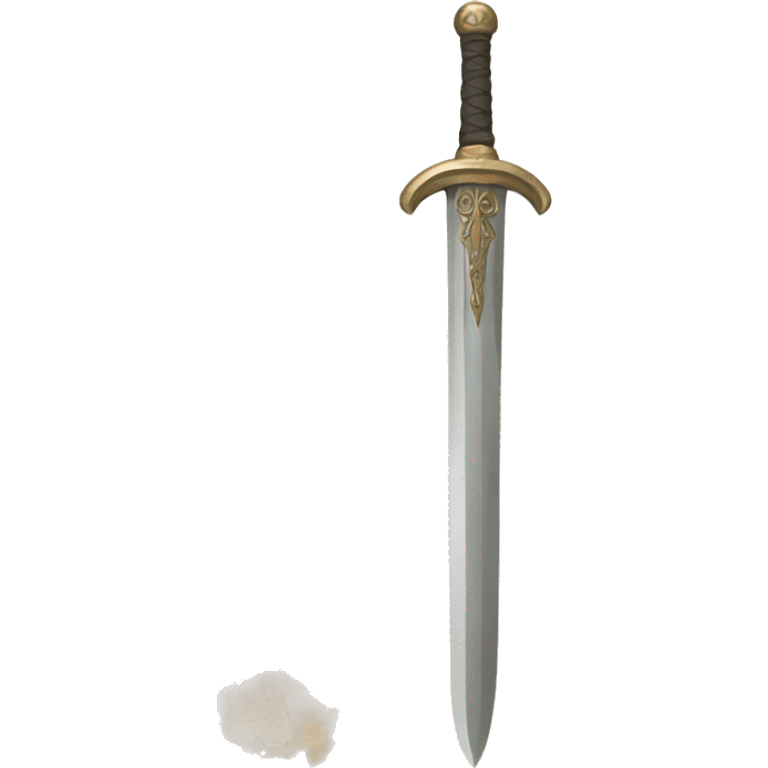 sword with beige florals emoji