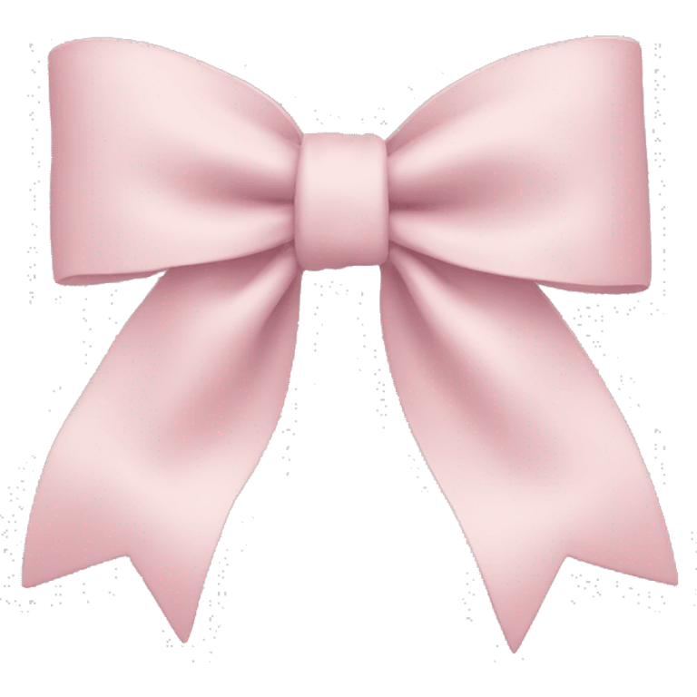 Pale pink bow  emoji