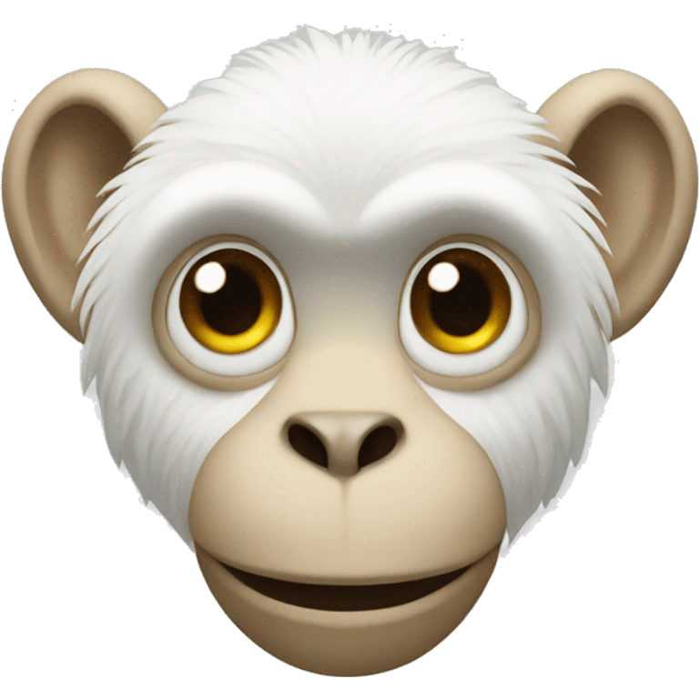 White monkey emoji