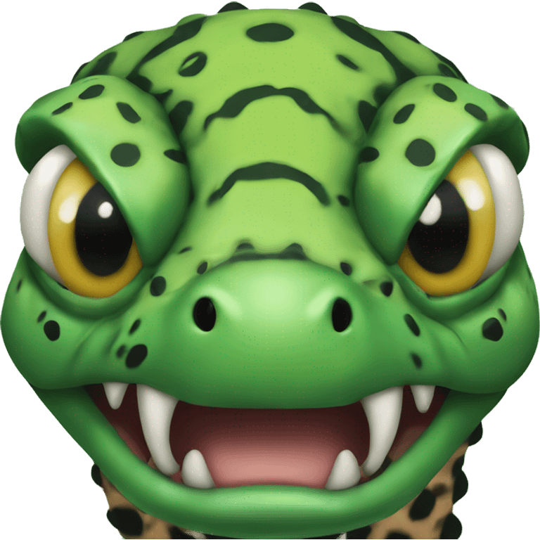 Green Gila Monster Head emoji