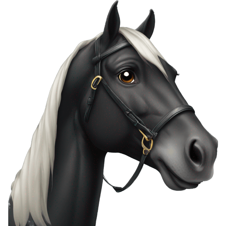 Royal Black Horse emoji