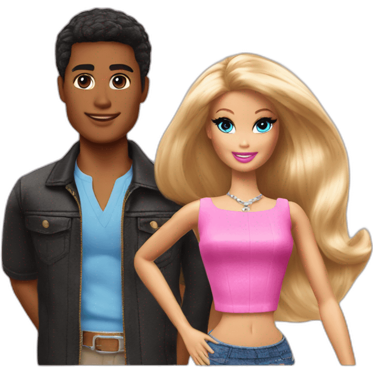 Barbie et ken emoji